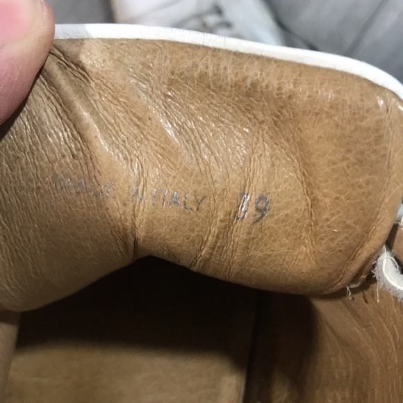 Wings + Horns All White Low-Top Leather Sneaker Leather Laces EU 39 - Picture 9 of 10